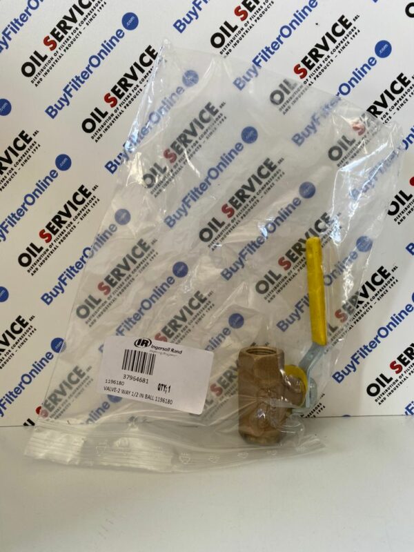 Original Ingersoll Rand 37964681 VALVE-2 WAY 1/2 IN BALL 1196180
