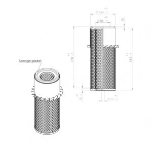 Ingersoll Rand 92117431 alternative air filter