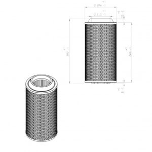 INGERSOLL RAND 54672522 original ELEMENT-AIR FILTER