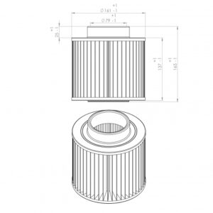 Ingersoll Rand 93191542 alternative air filter