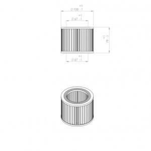 Ingersoll Rand 88171913 alternative air filter