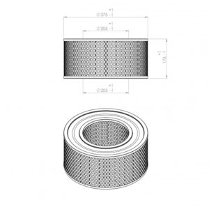 Ingersoll Rand 39796768 alternative air filter