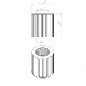 Ingersoll Rand 88226220 alternative air filter