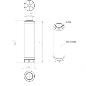 Ingersoll Rand 91108175 alternative in-line filter